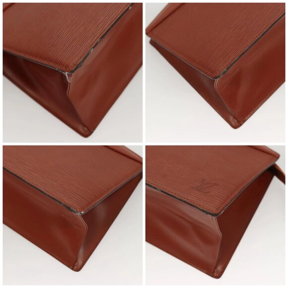 LOUIS VUITTON Epi Trousse Crete Pouch Brown - Picture 14 of 14